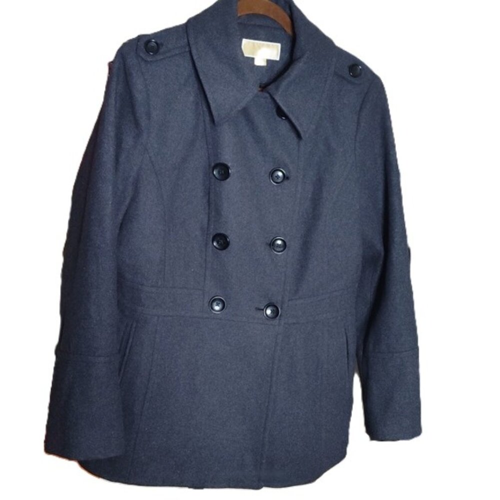 Michael Kors Classic Gray Double Breasted Wall Size Large